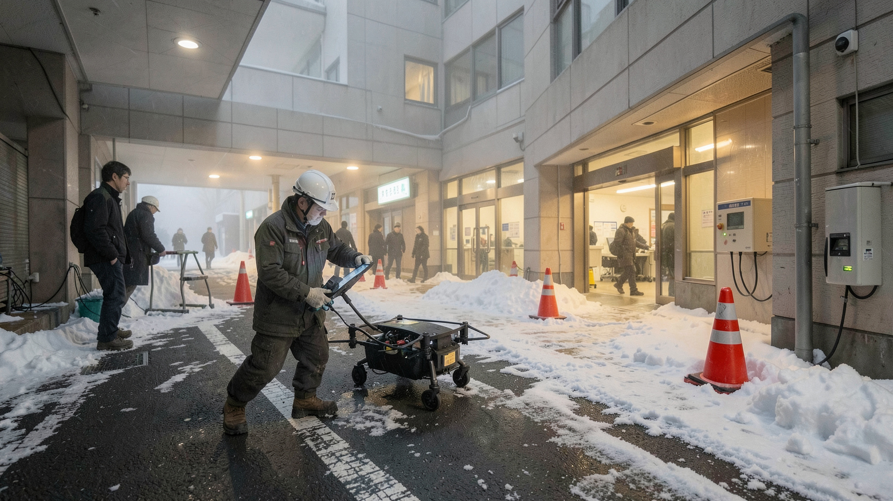 自動走行除雪ドローン「SRD-F11A」が変える現場運用、人手不足と安全性への効果